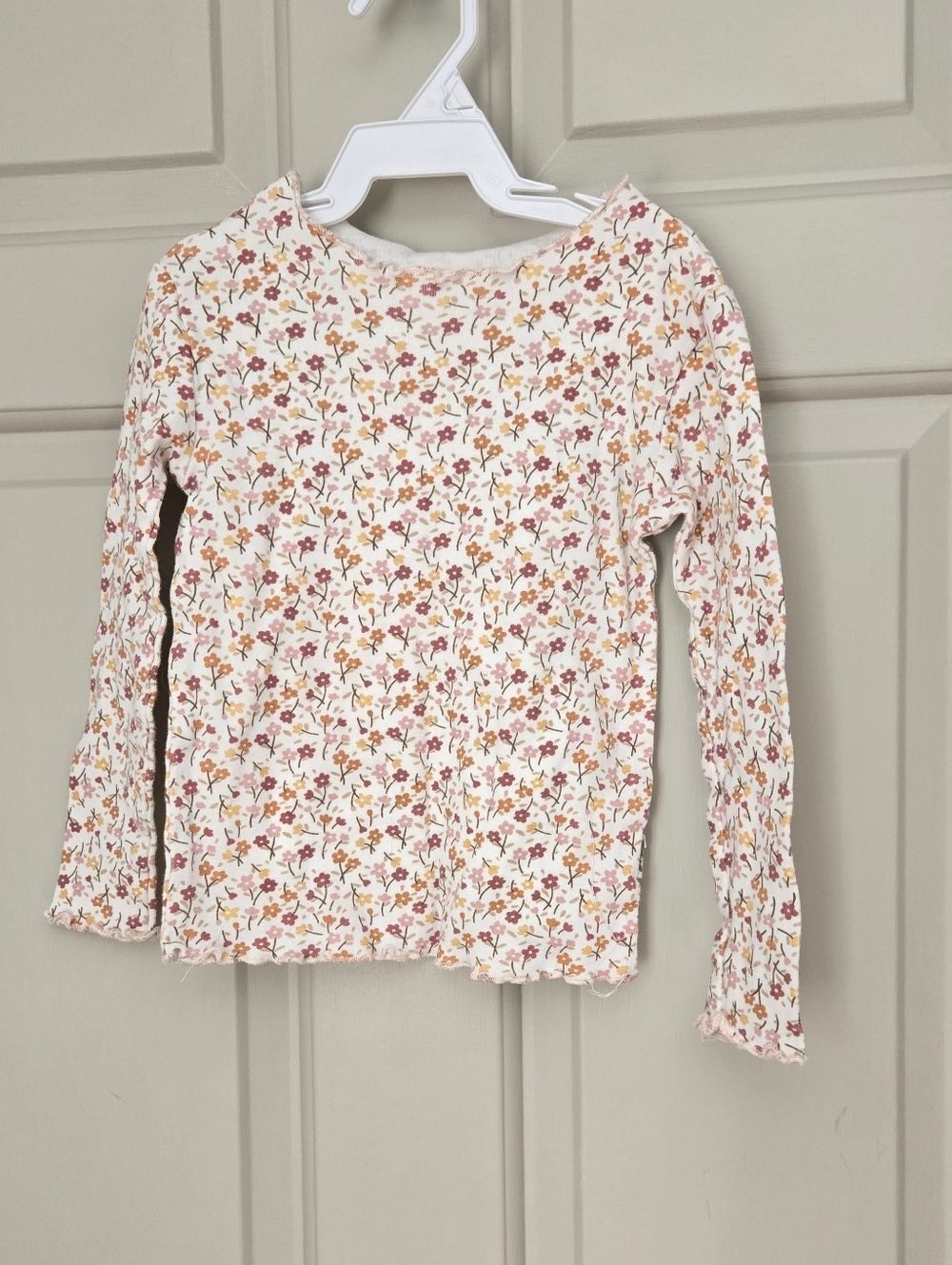 2/$15 Rabbit + Bear Girls' Floral Long-Sleeve Top - Size 4